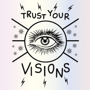 Evil Third Eye SVG: Boho Celestial Design (Digital Download)