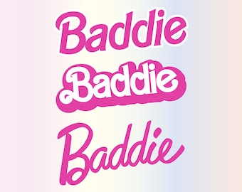 Baddie Svg files for Cricut, 90s Retro Trendy Popular Birthday svg for shirts, Sublimation Png Clipart, Sticker Decal Vinyl Instant Download