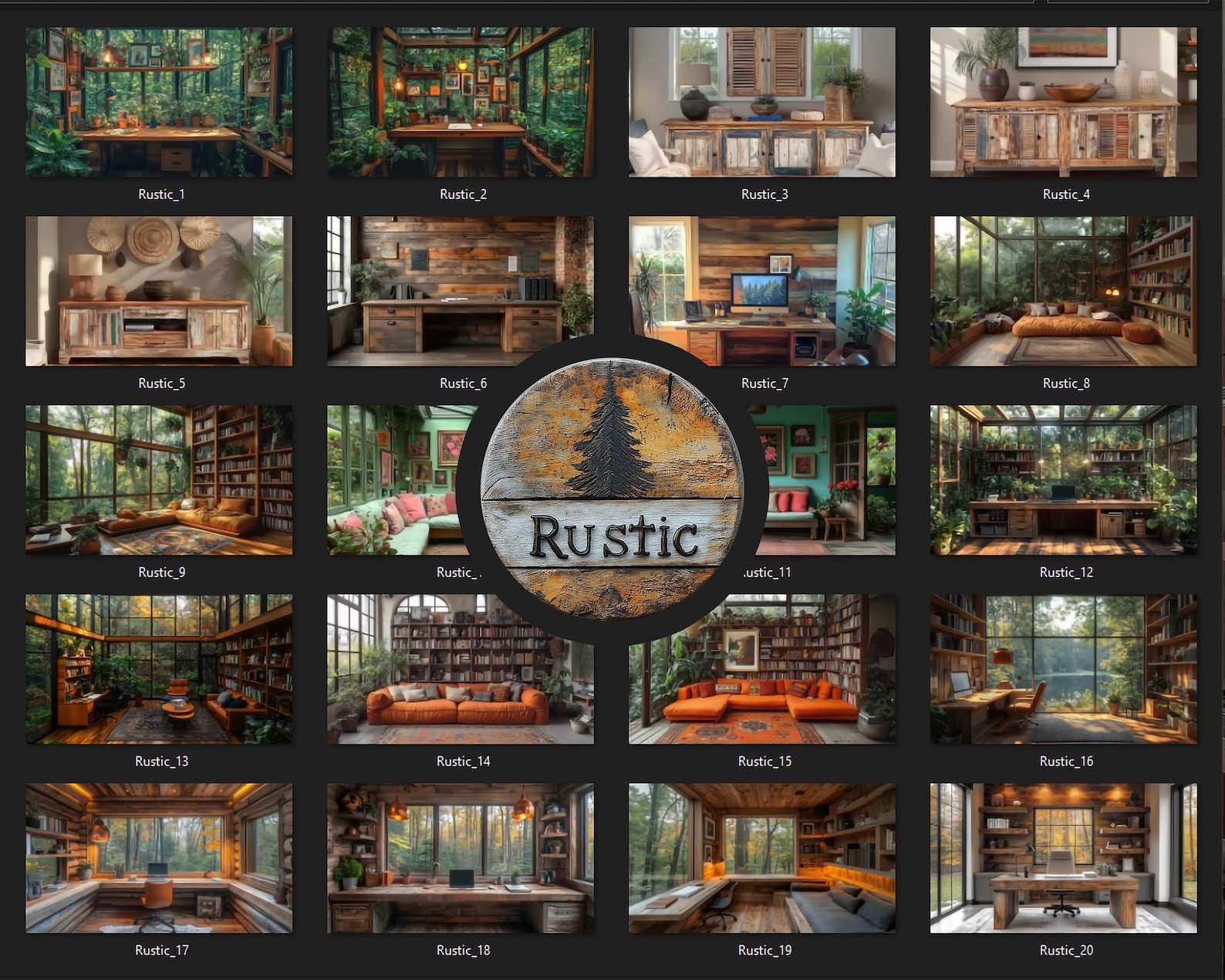 Cottagecore Zoom Background Bundle, 20 Virtual HD Desktop Wallpaper ...
