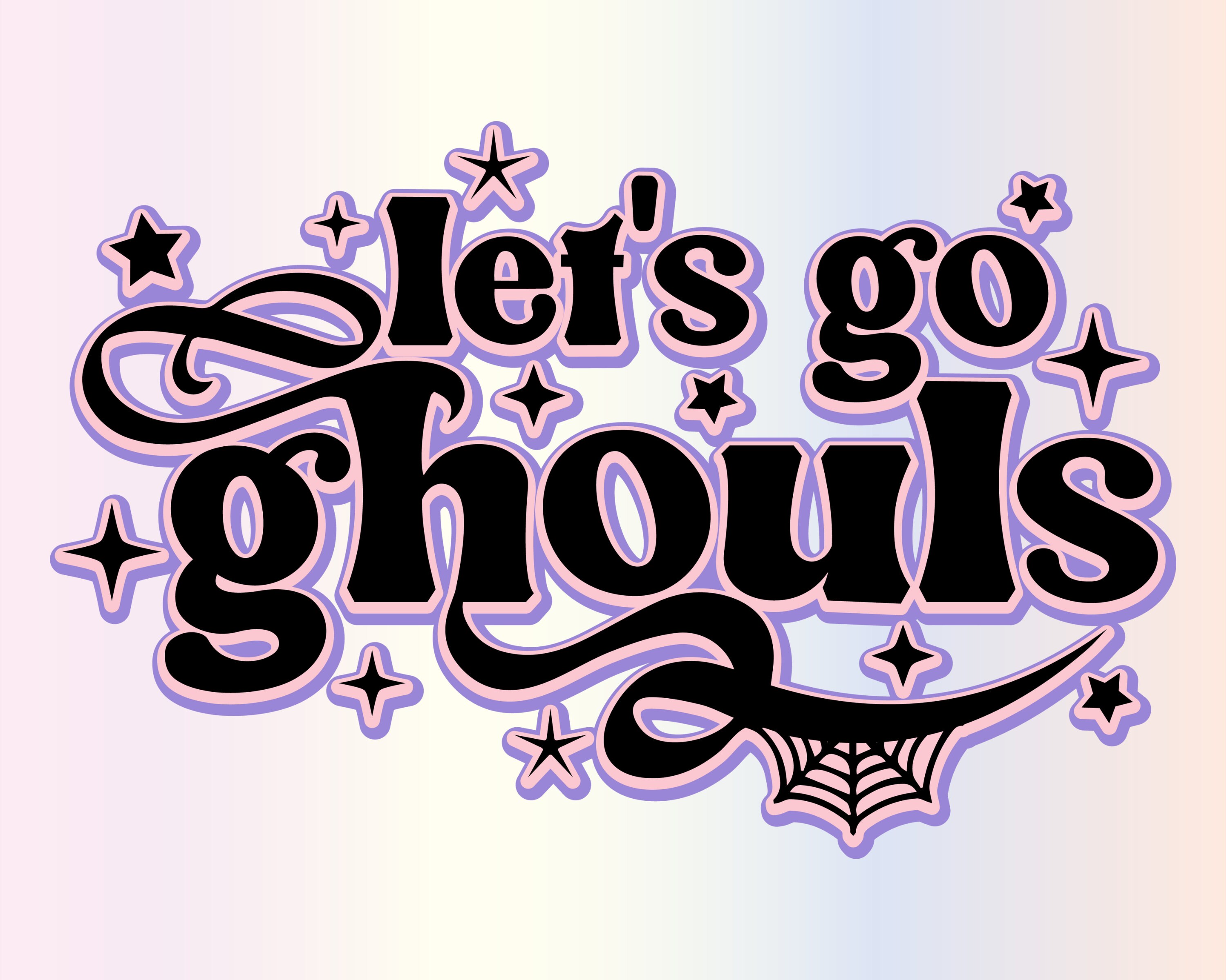 Let’s Go Ghouls Svg Files for Cricut Halloween Spooky - Etsy