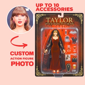 Custom Action Figure Photo, Personalized Doll Starter Pack Portrait, Funny Birthday Gift for him her,Cartoon Figure Toy Box Digital Download image 5