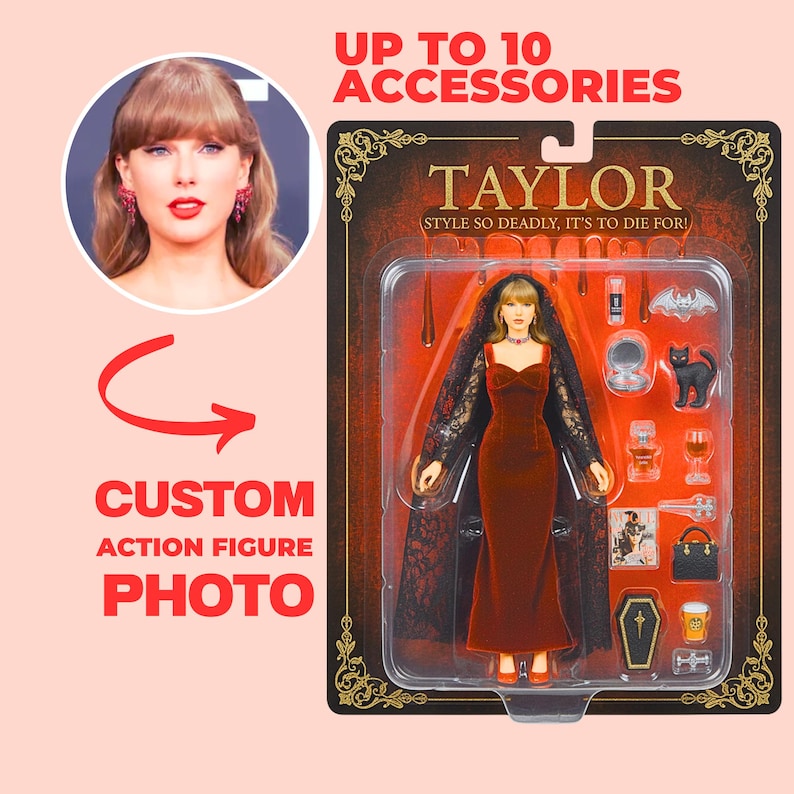 Custom Action Figure Photo, Personalized Doll Starter Pack Portrait, Funny Birthday Gift for him her,Cartoon Figure Toy Box Digital Download image 5