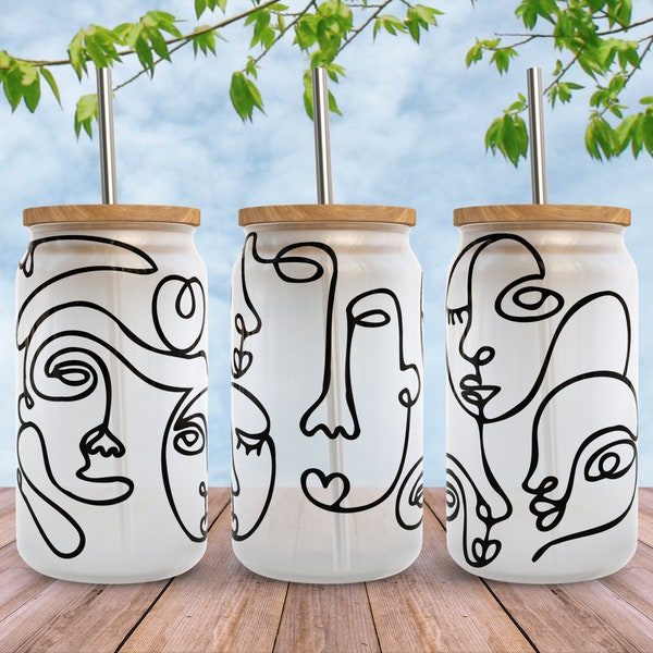 Abstract Line Art Etsy