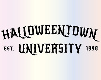Halloweentown University SVG: Funny Halloween Clipart (Digital Download)