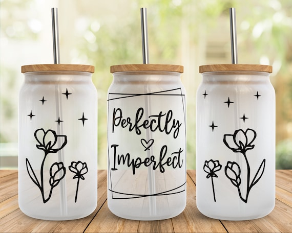 Perfectly Imperfect Bible Verse Libbey Glass Tumbler Perfectly Imperfect Bible Verse Libbey Glass Tumbler