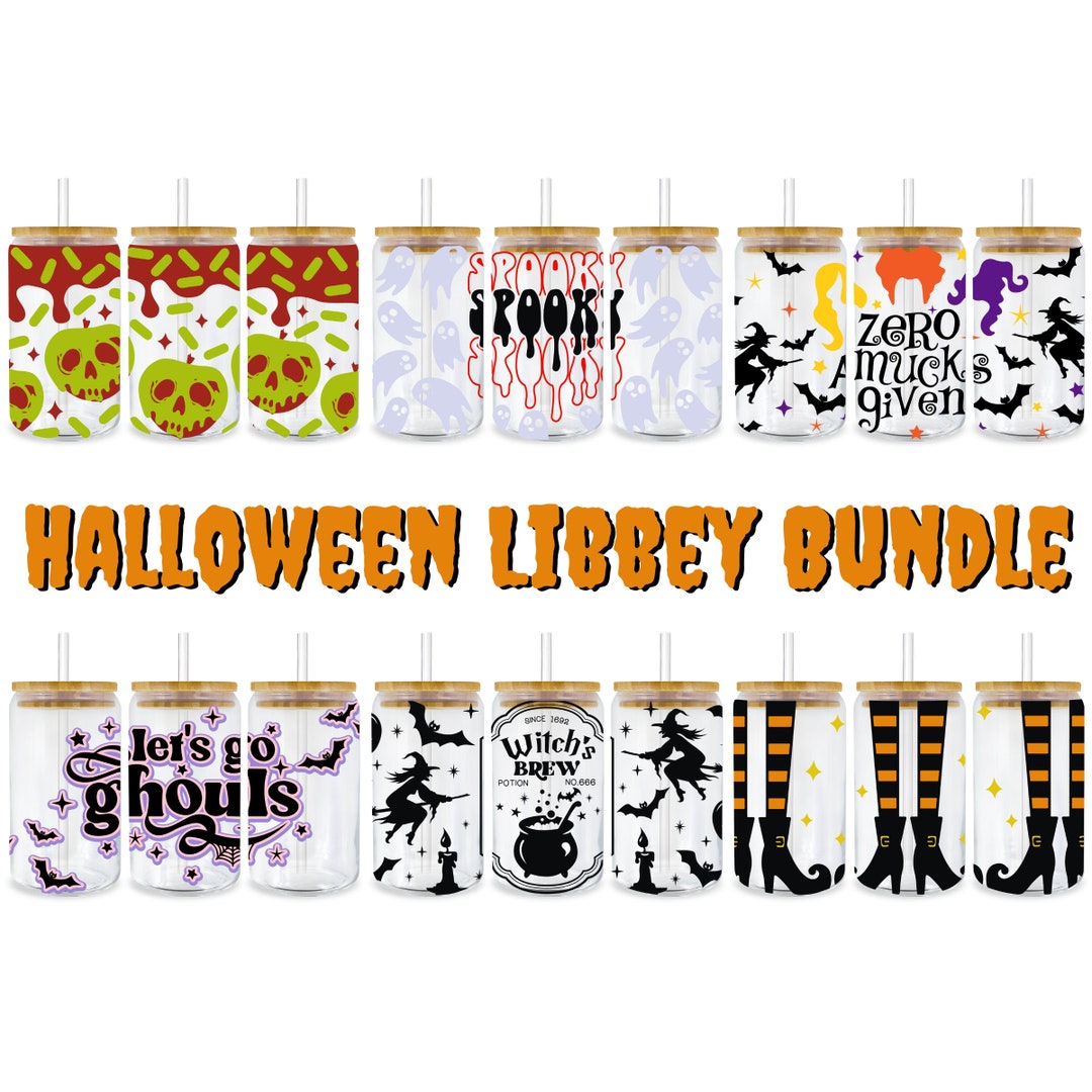 Halloween Bundle SVG Libbey Can Glass SVG, Hocus Pocus Spooky Season ...