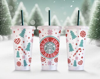 jolly mini starbucks 16oz hot cup wrap SVG