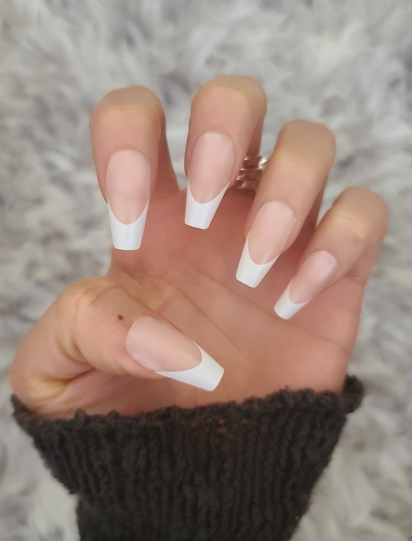 24 White French Tip Press on Nails - Etsy 24 White French Tip Press on Nails - Etsy