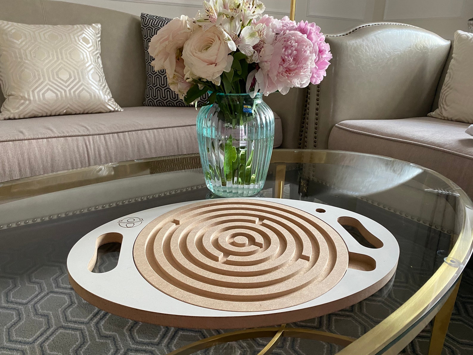 Balance board with 7 mazes sensory toy wobble board Etsy