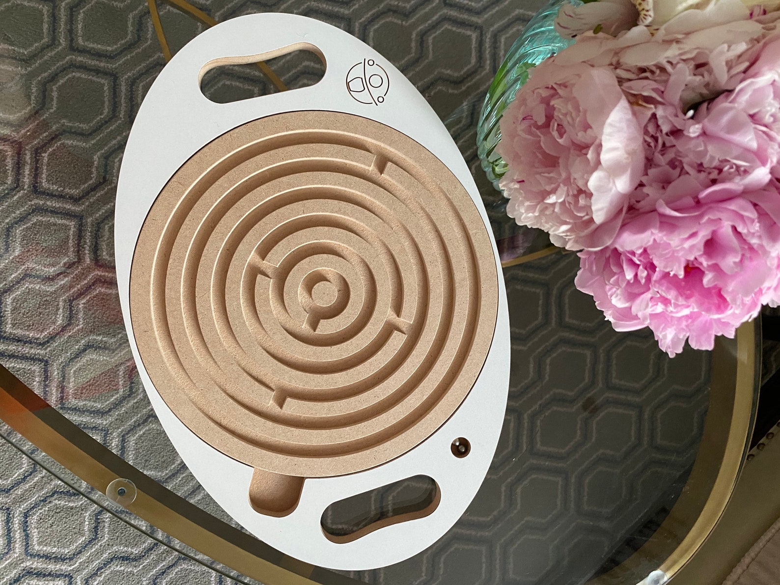 Balance board with 7 mazes sensory toy wobble board Etsy