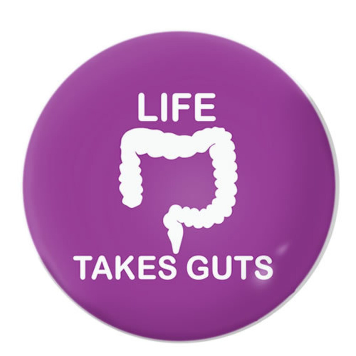 Crohns Disease Awareness 25mm 1 Inch Pin Button Badge Etsy Uk