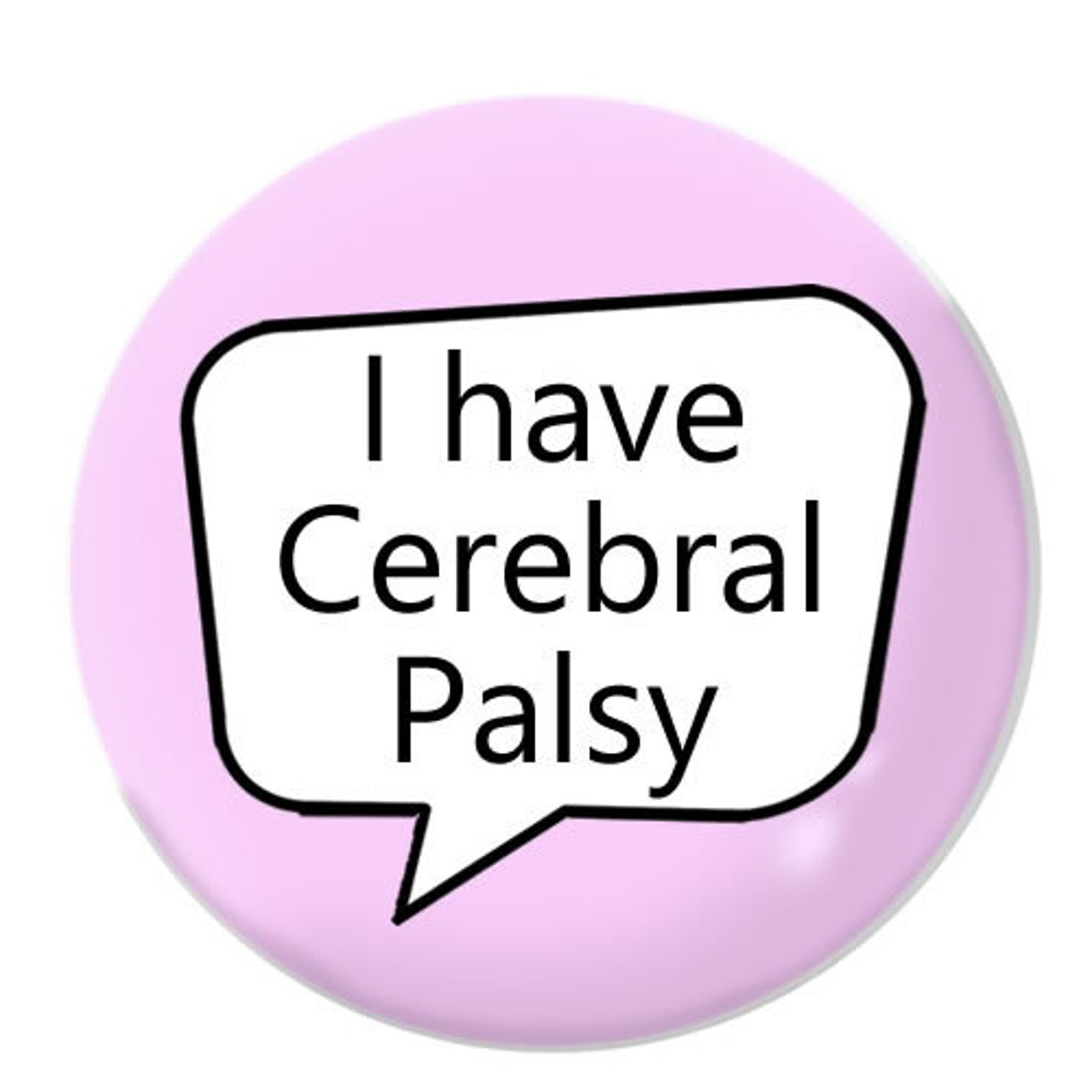 Cerebral Palsy Awareness Badge 25mm 1 Inch Pin Button Etsy