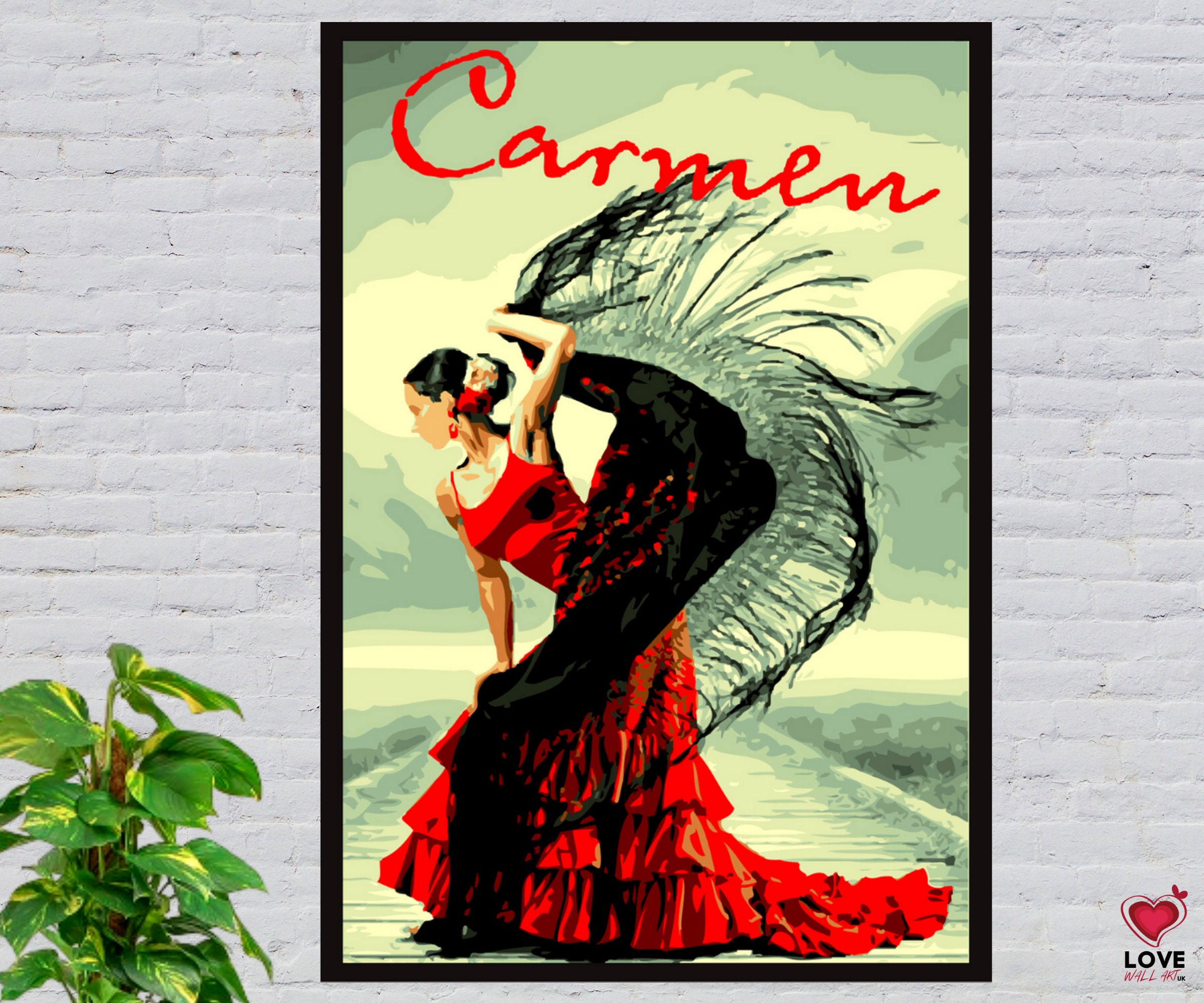 Carmen Opera Poster Bizet Print /Canvas Print/Framed Etsy