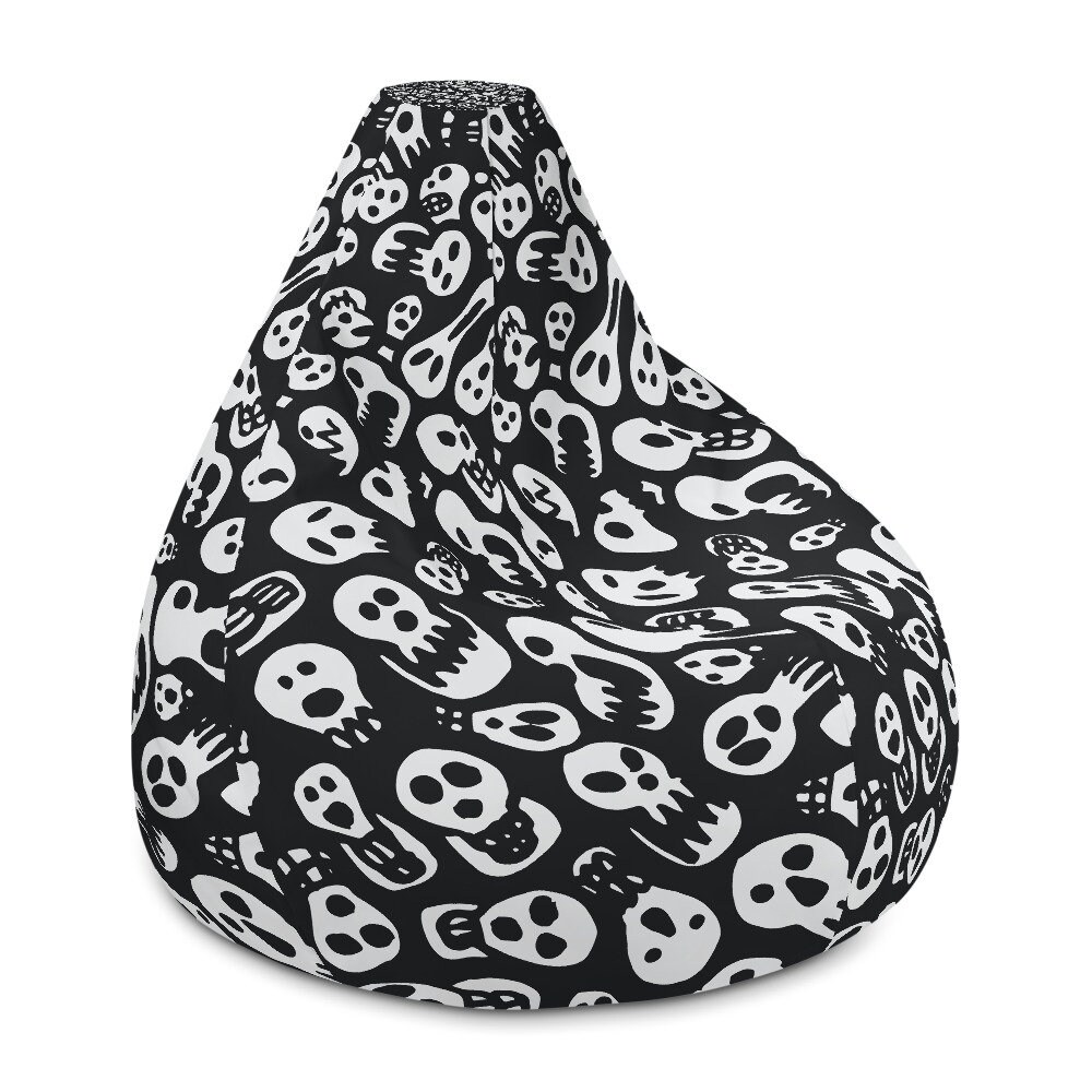 Skulls Bean Bag Chair Cover Etsy