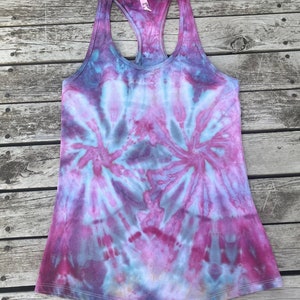 Pastel Ice Dyed -Tie Dye Tank Top - Women’s S, Med, Lg, XL & XXL