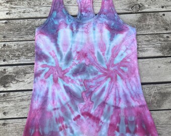 Pastel Ice Dyed -Tie Dye Tank Top - Women’s S, Med, Lg, XL & XXL