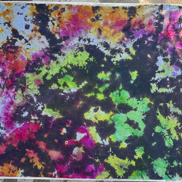 Tie Dye Blanket Etsy