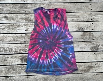 Tie Dye Muscle Tank Top - Women’s S, Med, Lg, & XL