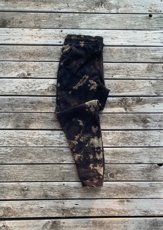 Reverse Tie Dye Joggers - S, L, XL - Etsy