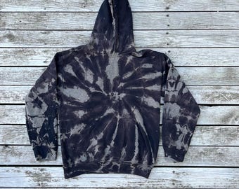 Reverse Tie Dyed Kapuzensweatshirt