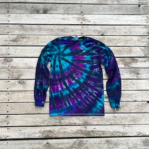 Tie Dyed Long Sleeved T-Shirt - Sm, Med, Lg, XL,  2X-Lg & 3X-Lg