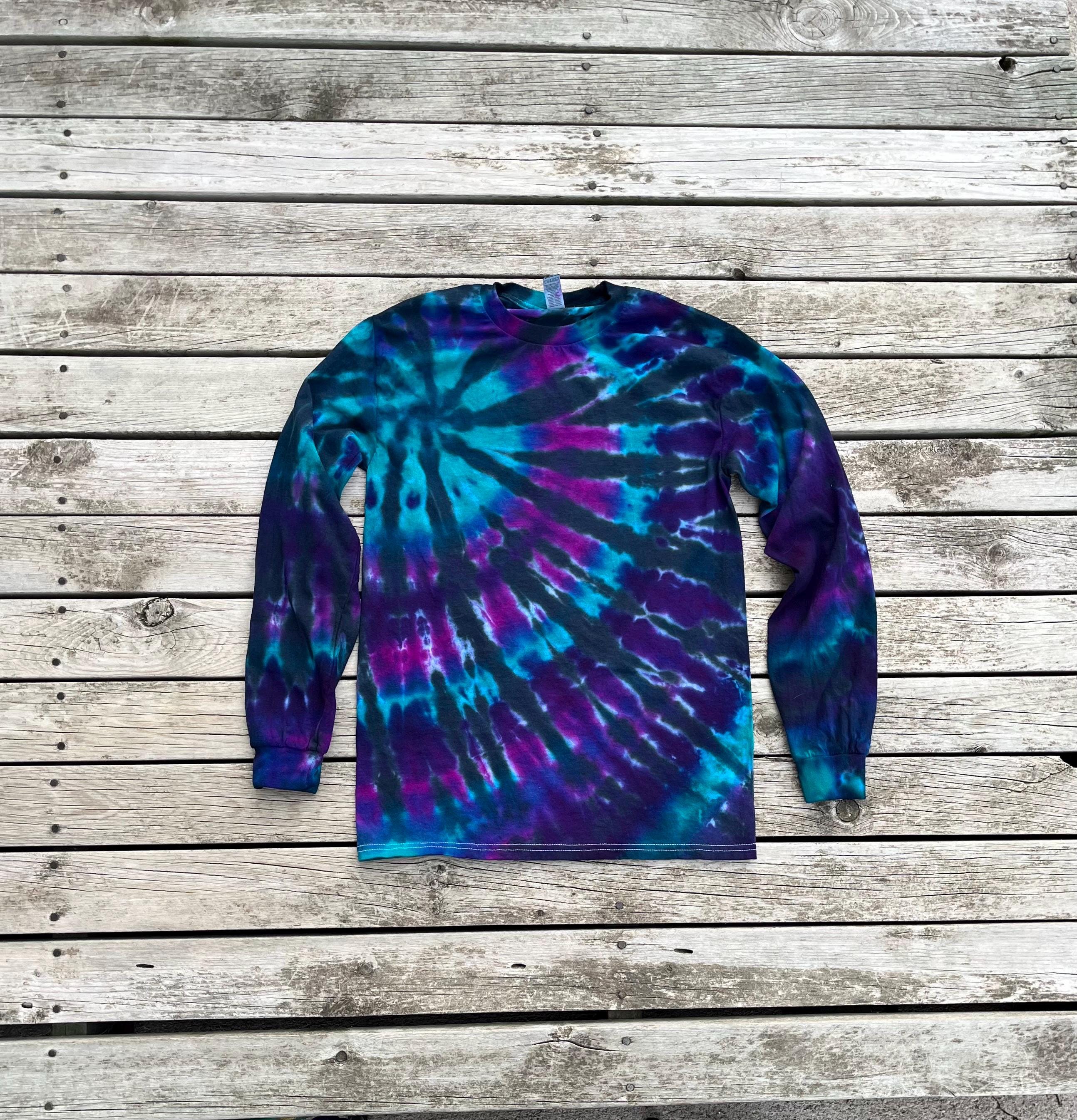 Tie Dyed Long Sleeved T-Shirt - Sm, Med, Lg, XL,  2X-Lg & 3X-Lg