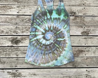 Ice Dyed -Tie Dye Tank Top - Women’s S, Med, Lg, XL & XXL