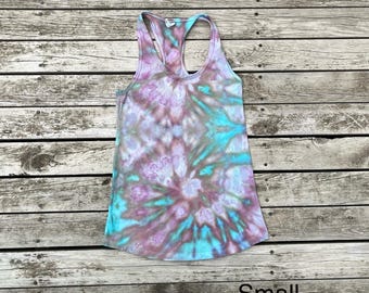 Ice Dyed -Tie Dye Tank Top - Women’s S, Med, Lg, XL & XXL