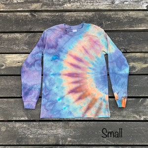 Ice Tie Dyed Langarm T - S, M