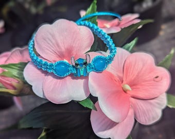 Stitch Blue Charm Bracelet Adjustable Trip Reveal Gifts for Her Children's Gifts Party Bag Ideas FREE UK DELIVERY