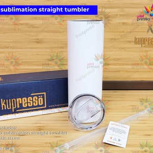 Blank STRAIGHT 20oz Kupresso Sublimation Tumbler