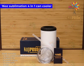 Blank 4 in 1 SUBLIMATION Can Cooler
