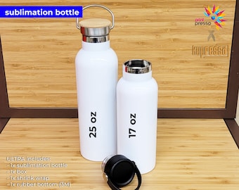 Blank STRAIGHT Kupresso Sublimation Bottle