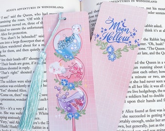 Dango bookmark /  kawaii bubble tea bookmark / Digital art, books , reading. Cute kawaii gift stationery