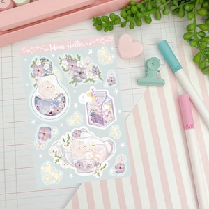 Moon light aesthetic sticker sheet, Hand drawn, Stickers, Moon Illustration, journaling, Stationary, Bujo, scrapbook bullet journal.
