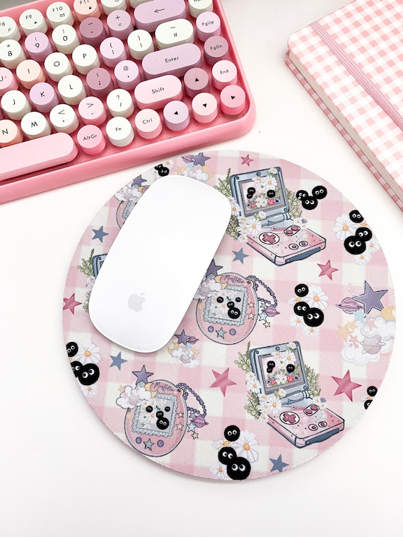 Kawaii Gaming Mouse Mat: Retro Computer Desk Pad