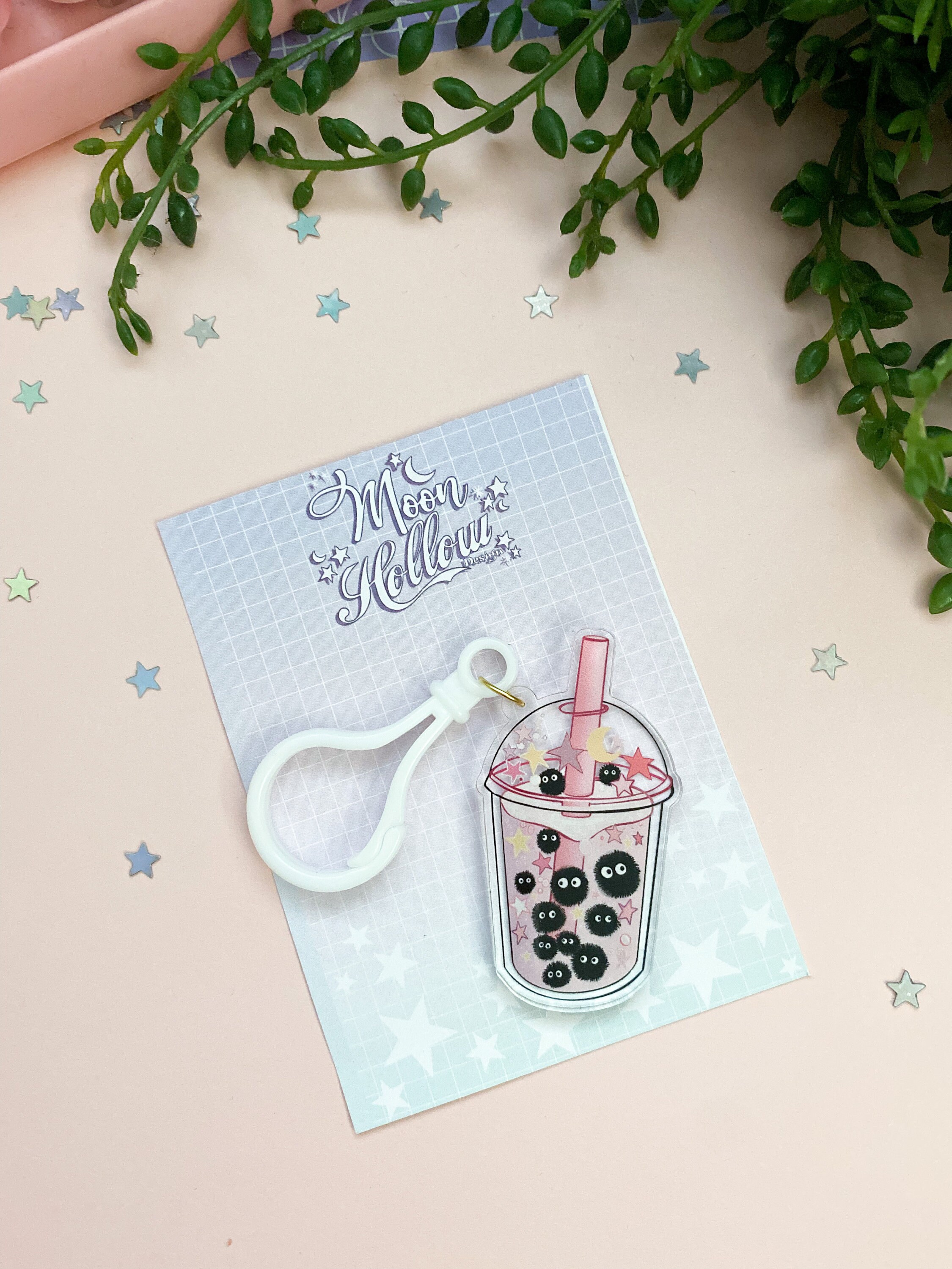 Bubble Tea Kawaii Cute Acrylic Charm Personalised Option | Etsy UK