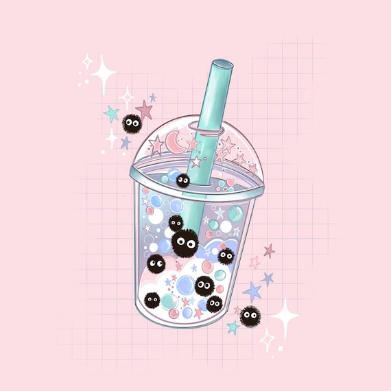 Aowplc 200 Pcs Cute Boba Stickers - Kawaii Bubble Tea Stickers For Water Bottles, Laptops & Crafts - View #9