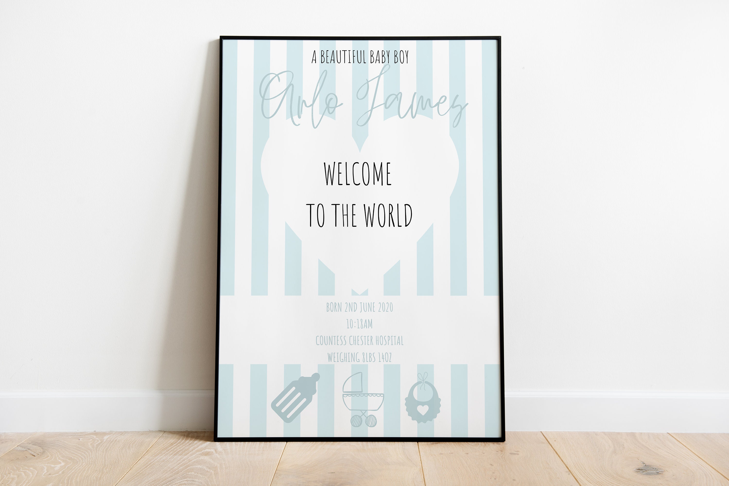 Personalised Custom New Baby Girl Boy Gift to the Etsy UK