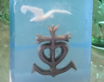 Sabonete CAMARGUE CROSS - Óleo de fragrância Acqua di Gio - Barra de 4+ onças