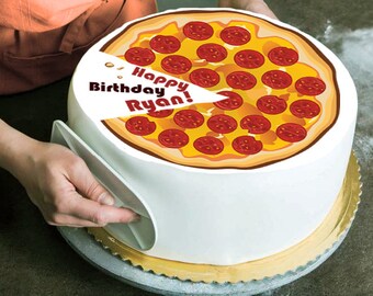Pizza Cake Toppers Etsy