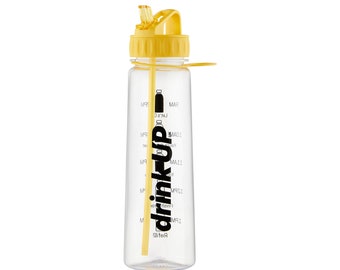 Motivational Water Bottle with Straw – 900ml Tracker, BPA Free
