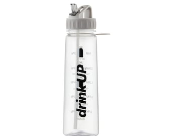 Motivational Water Bottle with Straw - 900ML Time Tracker, BPA Free