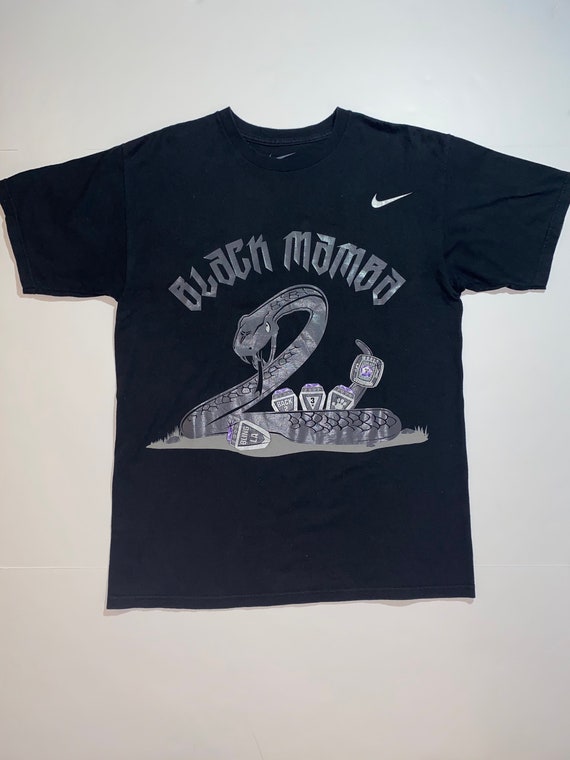 Kobe Bryant Black Mamba 5 rings Nike Shirt