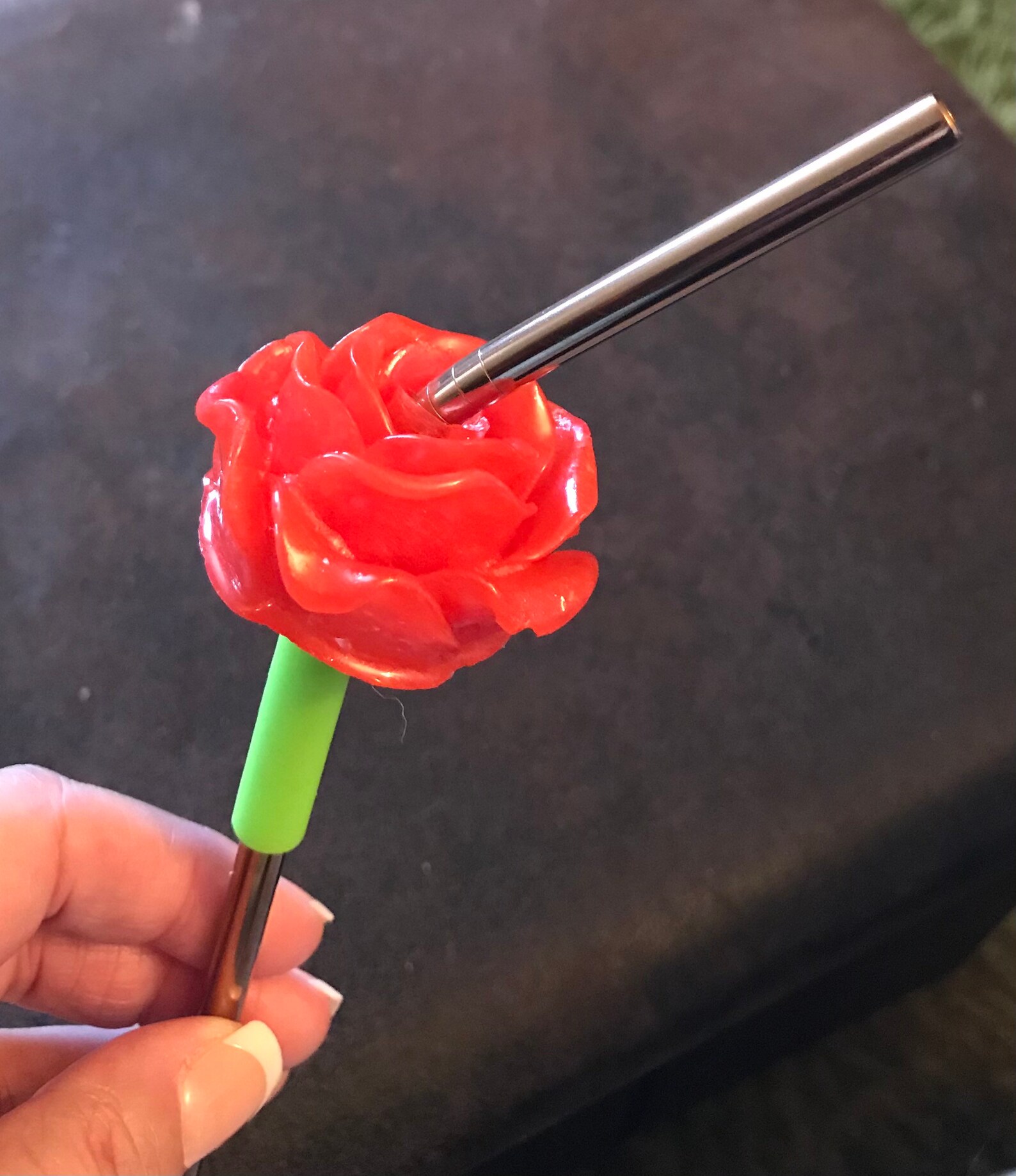 Straw toppers with stainless steel straws Etsy