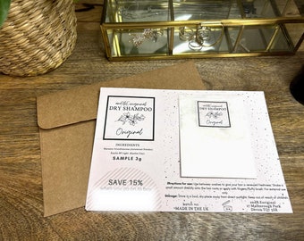 Natural Dry Shampoo SAMPLE | Plastic Free & Refillable