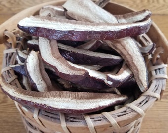 Dried Wild Reishi Mushroom Slices (Ganoderma lucidum v.)