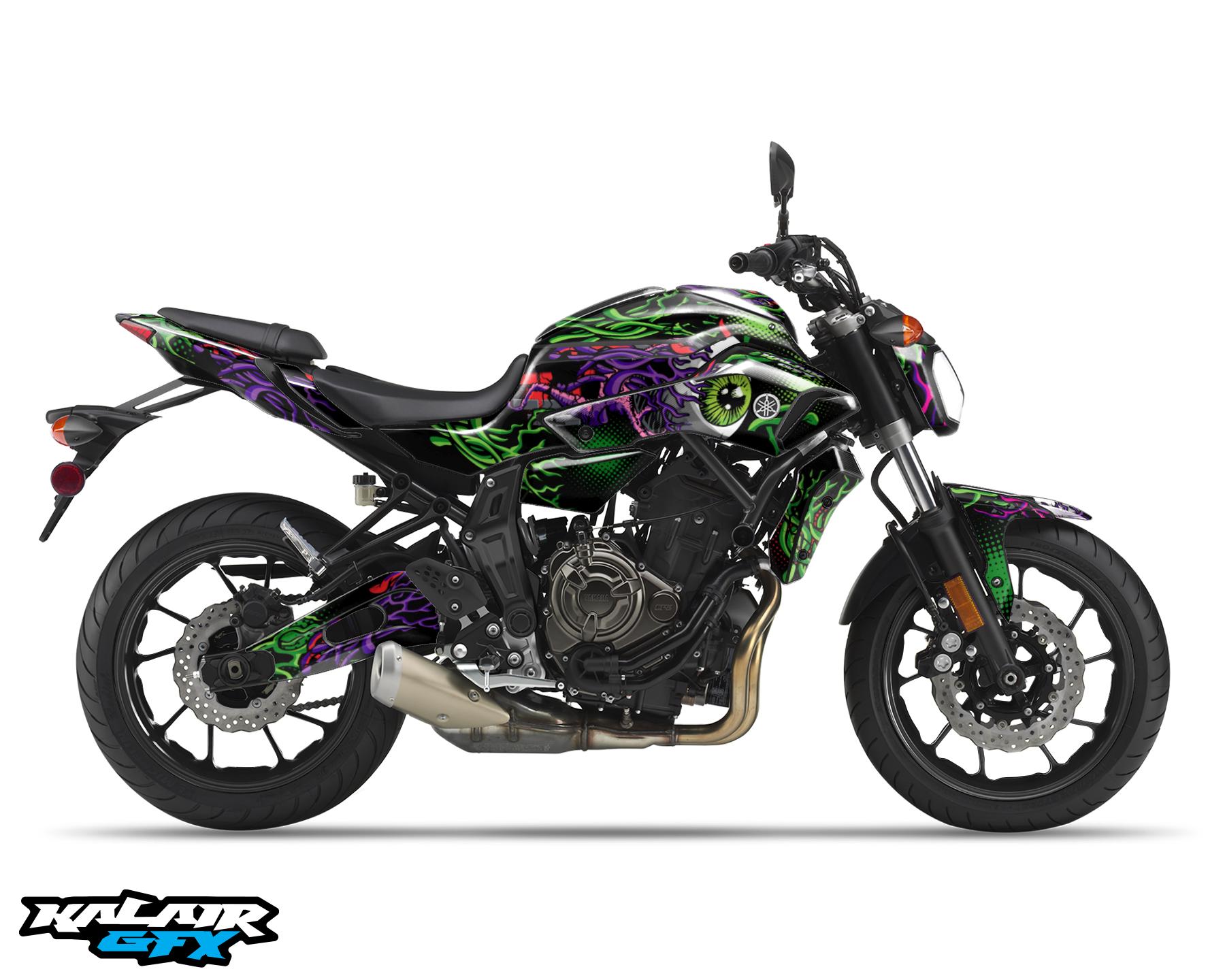 Graphics Kit for YAMAHA FZ-07 MT-07 (2015-2017) FZ07 MT07