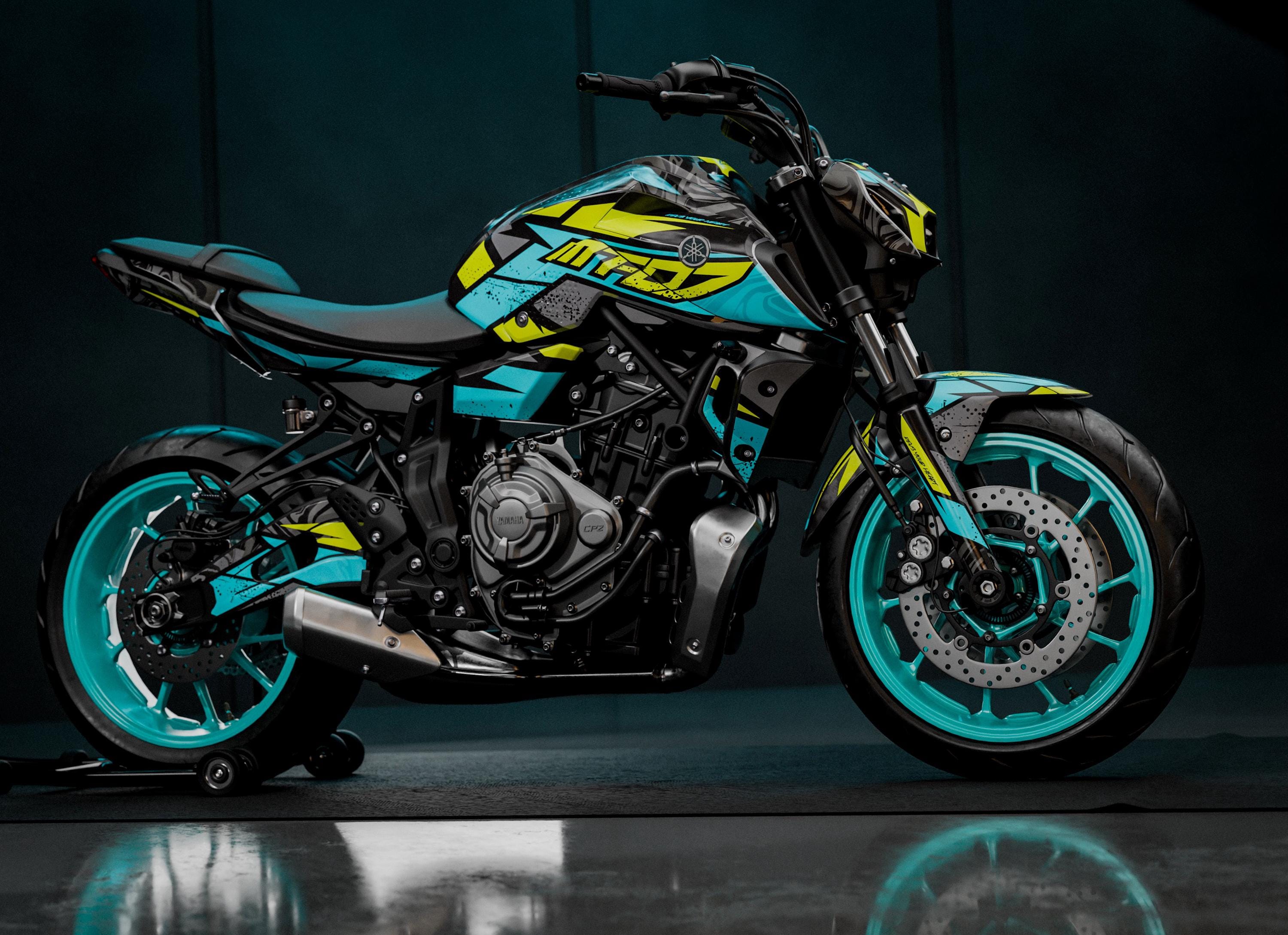 for Yamaha MT03 MT07 MT09 MT10 MT 09 MT 07 Motorcycle 3D
