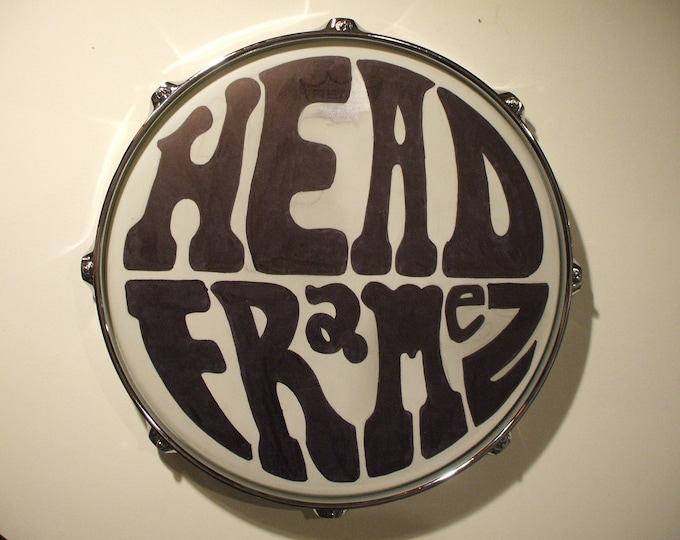14 Black Nickel Finish Drum Head Display Frame Headframez for